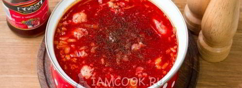 борщ украинский. Шаг 30