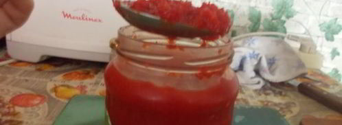 борщ, заправленный старым салом и чесноком. Шаг 8