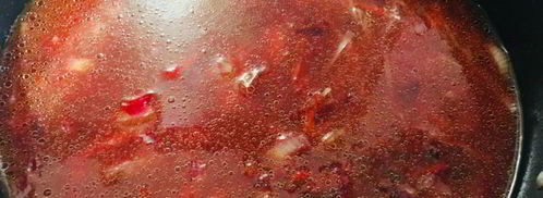 красный борщ из индейки. Шаг 11