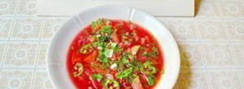 летний борщ с кабачками. Шаг 6