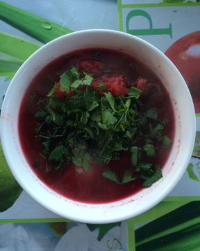 Наваристый борщ без мяса и картофеля