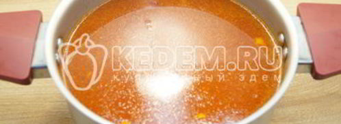 постный борщ с фасолью. Шаг 4