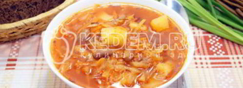 постный борщ с фасолью. Шаг 9