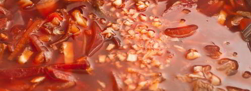 постный борщ с грибами. Шаг 6