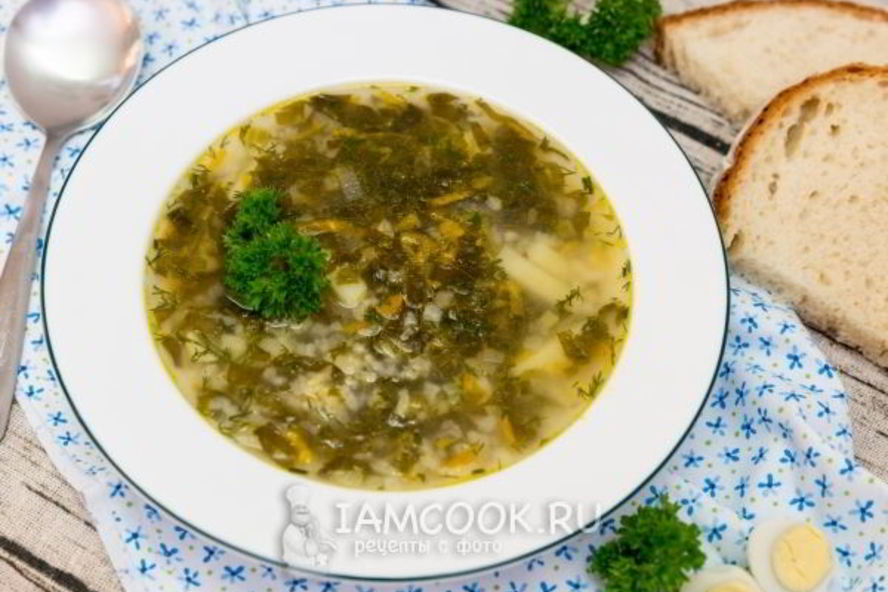 Рецепт постного зеленого борща