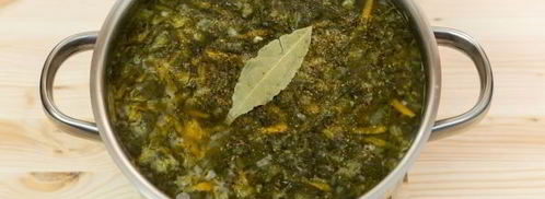 постный зеленый борщ. Шаг 8