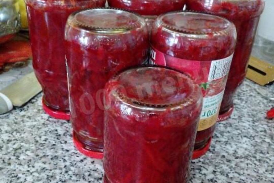 Рецепт заправки для борща на зиму вкусная