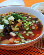 Зеленый борщ без щавеля