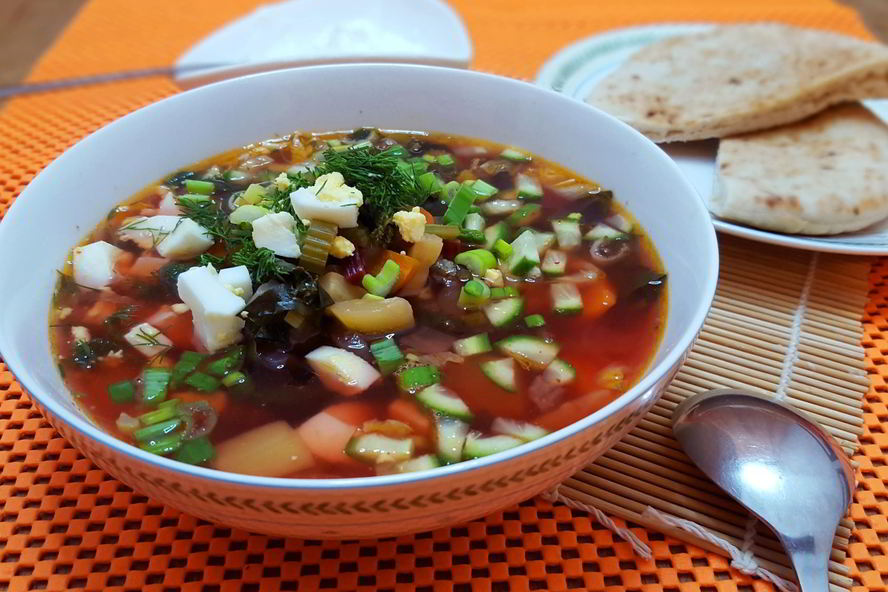 Рецепт зеленого борща беза щавелей