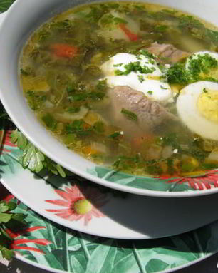 Зеленый борщ