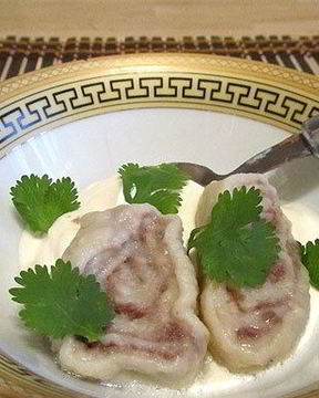 Бульон из баранины с галушками