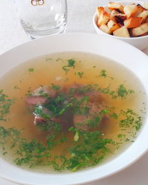 Бульон из говядины