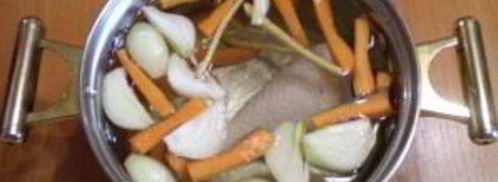 бульон куриный с рисом. Шаг 3