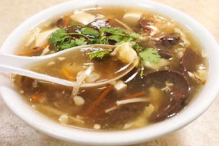 Рецепт грибного супа на курином бульоне