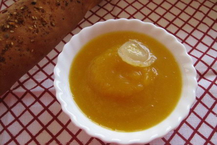 Рецепт кремового супа из тыквы на курином бульоне