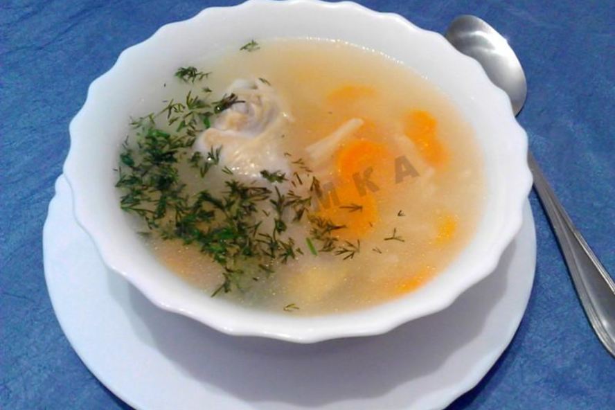 Рецепт куриного бульона с вермишелью