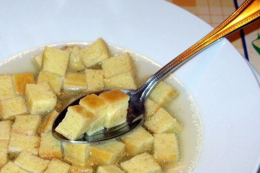 Рецепт манных кубиков для бульона