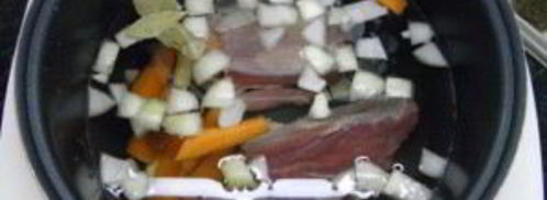 мясной бульон в мультиварке. Шаг 6