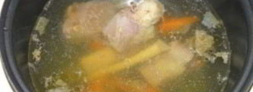 мясной бульон в мультиварке. Шаг 7