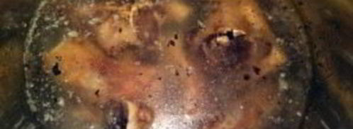 насыщенный говяжий бульон. Шаг 4