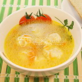 Суп с клецками