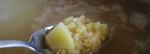 пряный чечевичный суп на курином бульоне. Шаг 3