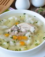 Суп из цветной капусты на мясном бульоне