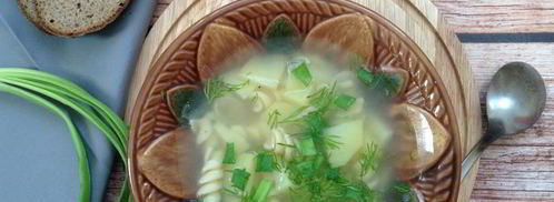 суп на курином бульоне. Шаг 5