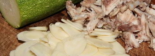 чесночный суп с цукини и сухариками. Шаг 2