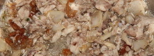 чесночный суп с цукини и сухариками. Шаг 4