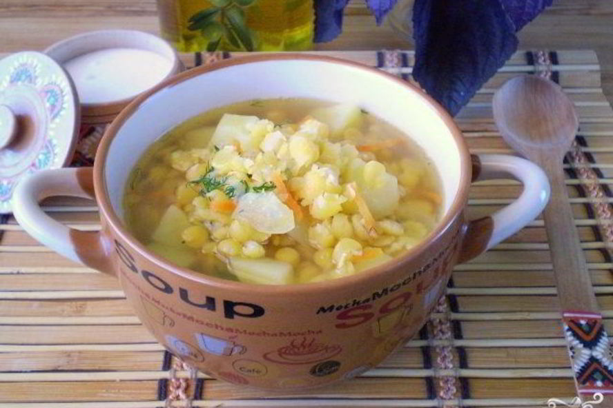 Рецепт горохового супа на воде