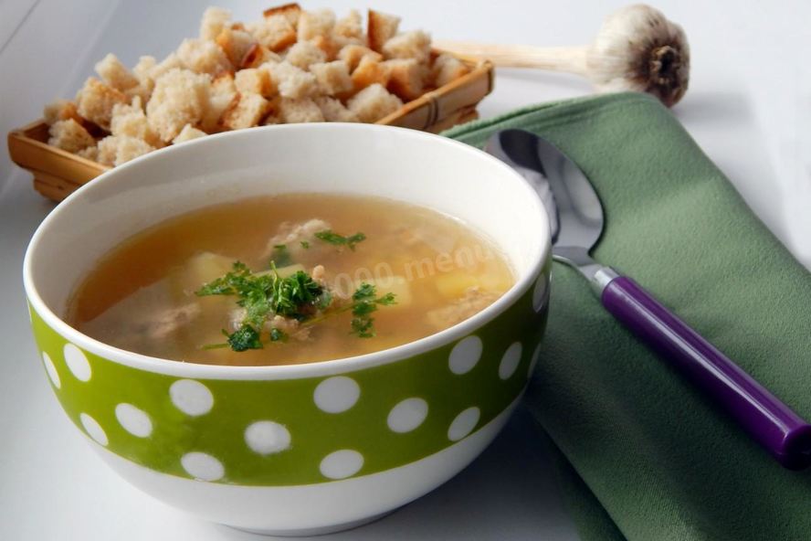 Рецепт горохового супа с фрикадельками