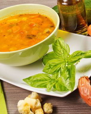 Гороховый суп с итальянским акцентом