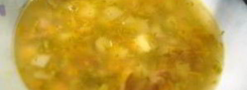 гороховый суп с копченой курицей. Шаг 9