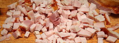 гороховый суп с копченостями и гренками. Шаг 5