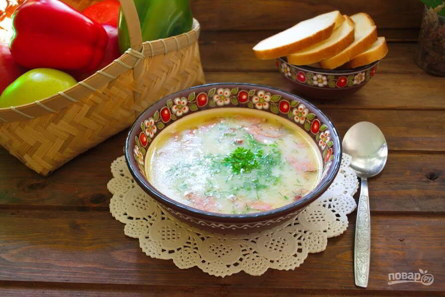 Рецепт горохового супа с копченостями