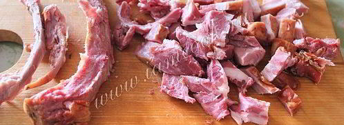 гороховый суп с копчеными ребрами и овощами. Шаг 4