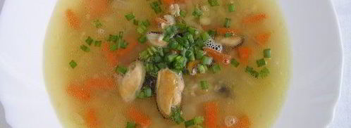 гороховый суп с мидиями. Шаг 7