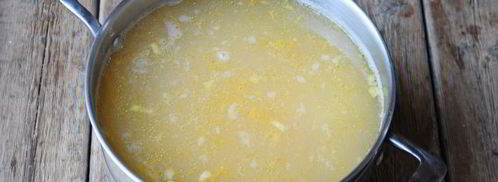 гороховый суп с плавленым сыром. Шаг 11