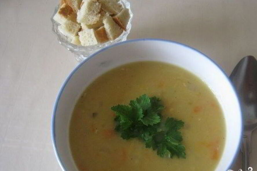 Рецепт горохового супа с ребрами