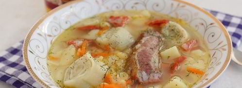 гороховый суп с рулетиками. Шаг 9