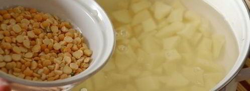 гороховый суп с тушенкой. Шаг 3