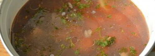 гороховый суп с тушенкой. Шаг 6