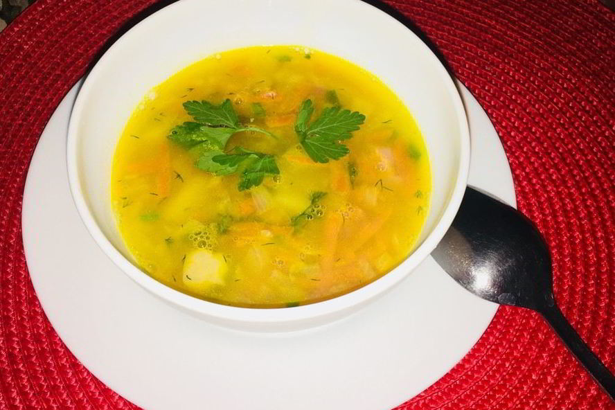 Рецепт горохового супа с варено-копченой рулькой