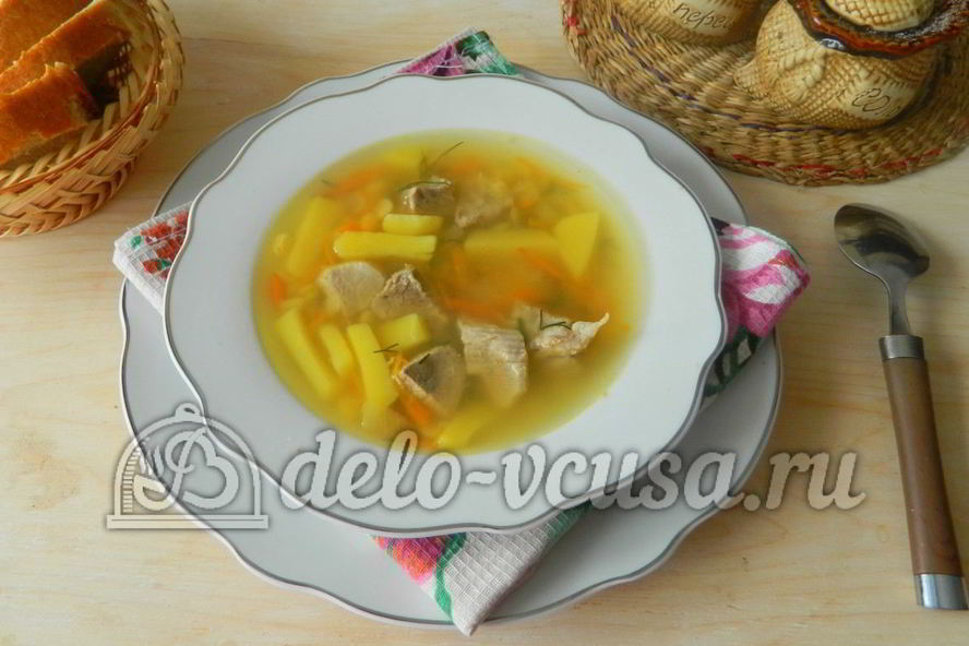 Рецепт горохового супа со свининой