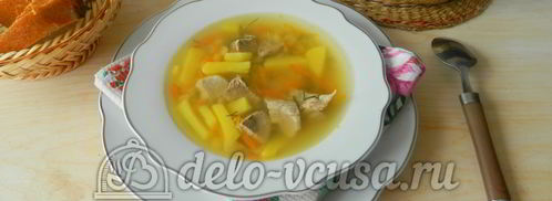 гороховый суп со свининой. Шаг 6