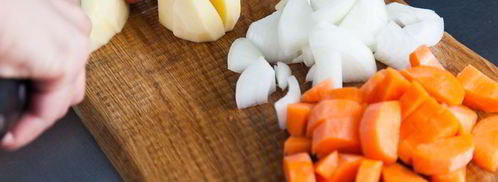 гороховый суп в буханке. Шаг 5