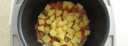 постный гороховый суп в мультиварке. Шаг 5