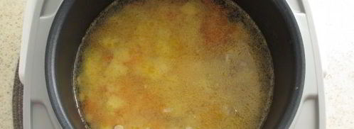 постный гороховый суп в мультиварке. Шаг 6
