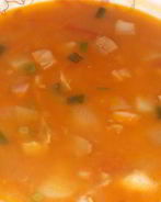 Суп гороховый с томатом